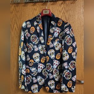 NEW! 38 SHORT- SUSLO CULTURE SLIM FIT SKULLS NWT